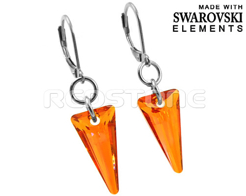 Náušnice Swarovski Elements RED8082